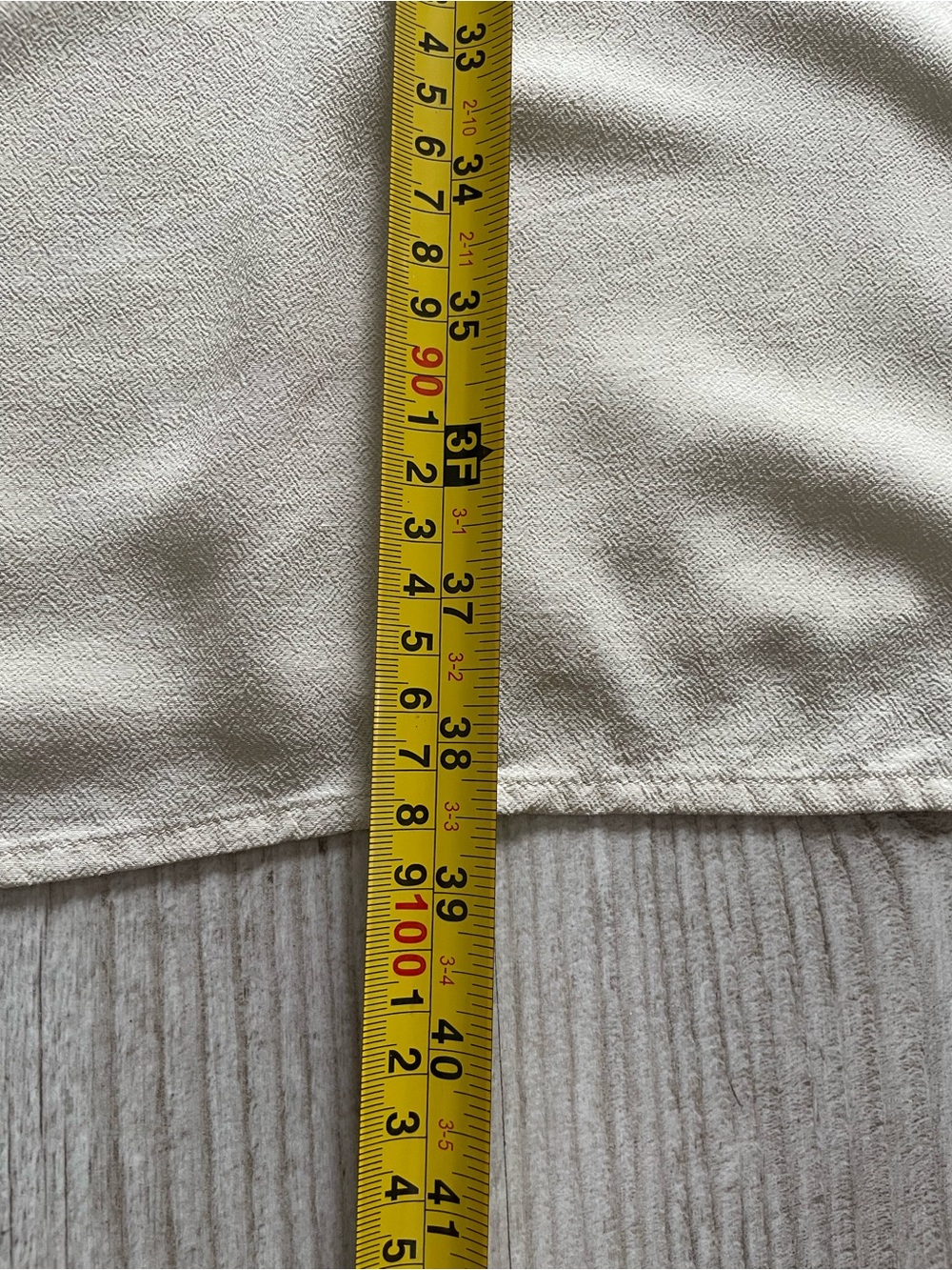 Cream Dress Slip w/Adjustable Straps-100% Tencel Lyocell-Minimalist-Eco-Friendly - Picture 4 of 5